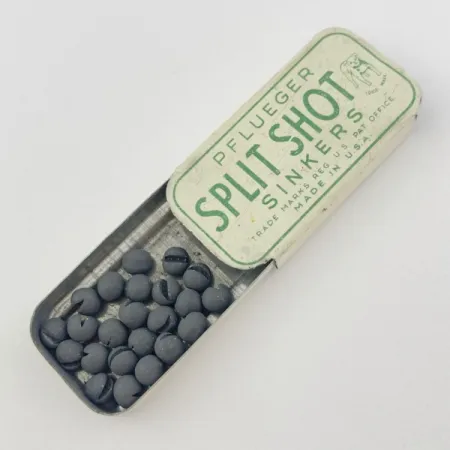 Pflueger Split Shot, Klassisk Plåtask, Sänken #23833