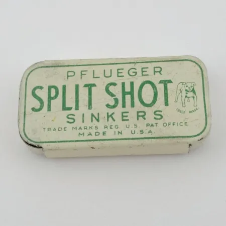 Pflueger Split Shot, Klassisk Plåtask, Sänken #23833