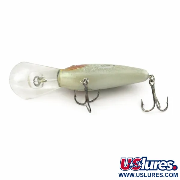 Bomber Fat Free Shad Bill Dance, 14g, Pearl/Silver, Wobbler #23836