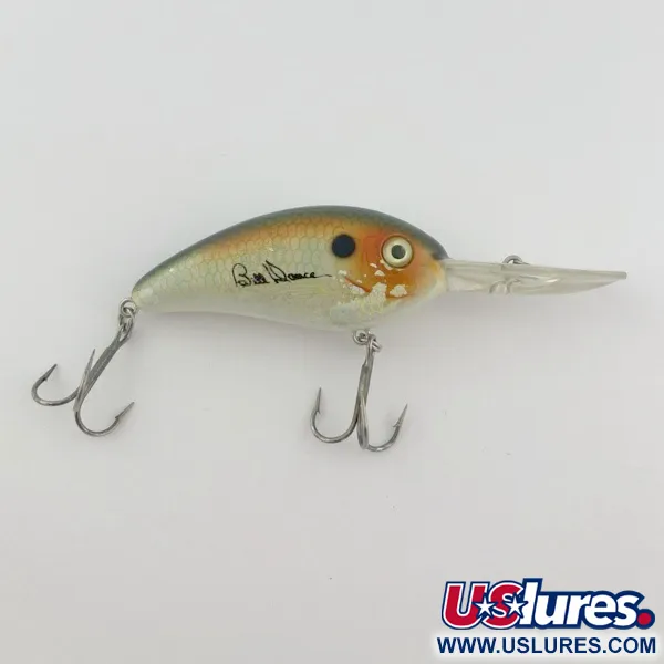 Bomber Fat Free Shad Bill Dance, 14g, Pearl/Silver, Wobbler #23836