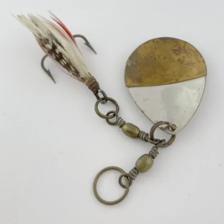 W.T. J. Lowe Lowe's Star Colorado Spinner 4 №5823 (1890S), 7g, nickel/mässing, spinnare #23847