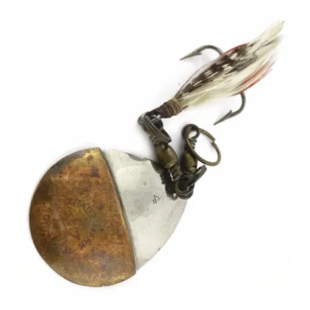 W.T. J. Lowe Lowe's Star Colorado Spinner 4 №5823 (1890S), 7g, nickel/mässing, spinnare #23847