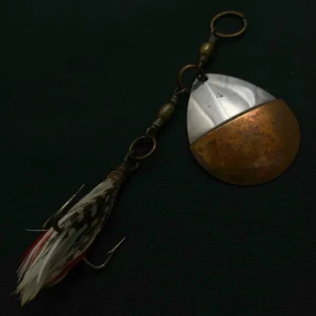 W.T. J. Lowe Lowe's Star Colorado Spinner 4 №5823 (1890S), 7g, nickel/mässing, spinnare #23847