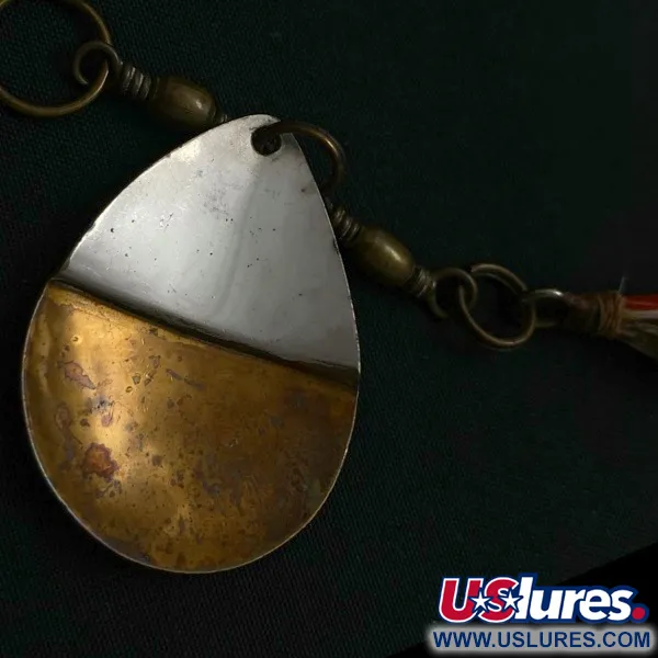 W.T. J. Lowe Lowe's Star Colorado Spinner 4 №5823 (1890S), 7g, nickel/mässing, spinnare #23847