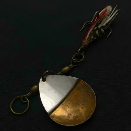 W.T. J. Lowe Lowe's Star Colorado Spinner 4 №5823 (1890S), 7g, nickel/mässing, spinnare #23847