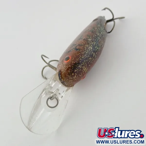 Bomber Fat Free Shad, 28g brun, djupgående wobbler #23860