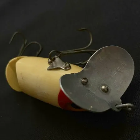 Fred Arbogast Jitterbug Jointed, 14g Red Head, Ledat Ytbete #23869