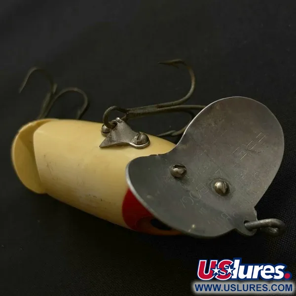 Fred Arbogast Jitterbug Jointed, 14g Red Head, Ledat Ytbete #23869