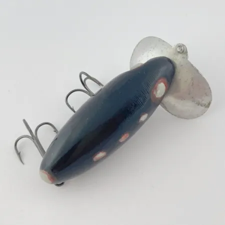 Fred Arbogast Jitterbug Early Bug Eye, 14g Svart, Ytbete #23870