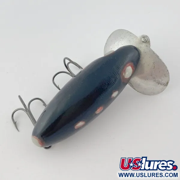 Fred Arbogast Jitterbug Early Bug Eye, 14g Svart, Ytbete #23870