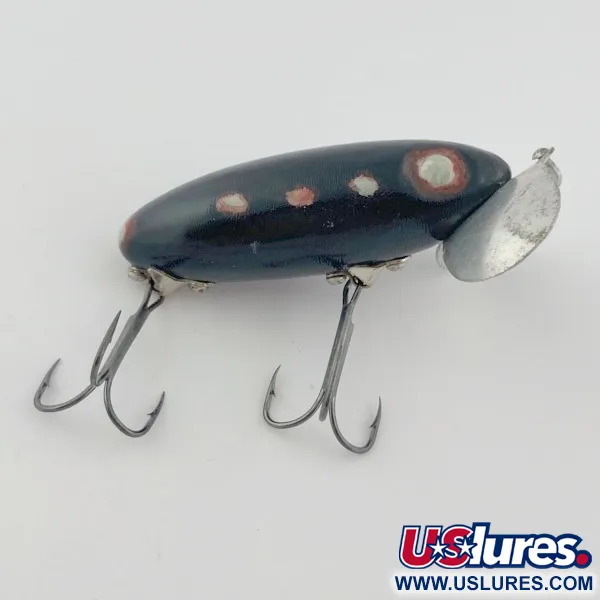 Fred Arbogast Jitterbug Early Bug Eye, 14g Svart, Ytbete #23870