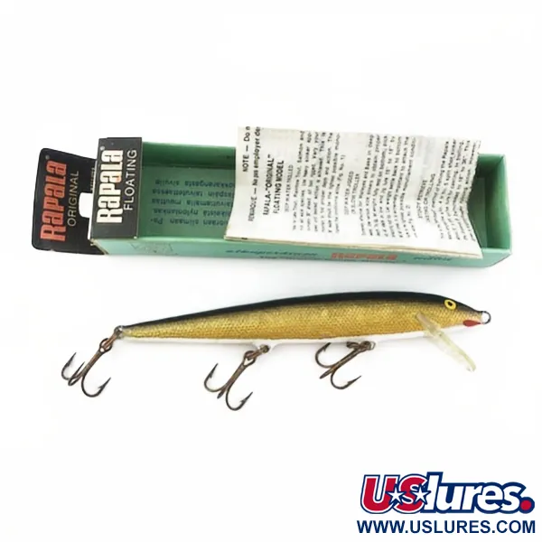 Rapala Original Floater F11, G (Gold), 6g, Flytande vobbler #23899