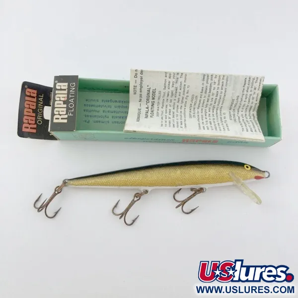 Rapala Original Floater F11, G (Gold), 6g, Flytande vobbler #23899