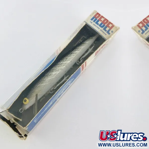 Rebel Floater F12, Silver, 9g, Flytande wobbler #23929