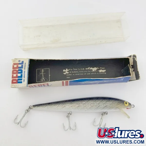 Rebel Floater F12, Silver, 9g, Flytande wobbler #23929