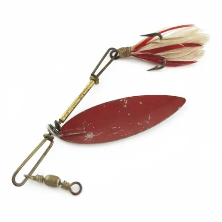 4 Bros 4 Brothers Willow Leaf, 14g, nickel/röd, spinnare #23937