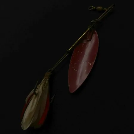 4 Bros 4 Brothers Willow Leaf, 14g, nickel/röd, spinnare #23937