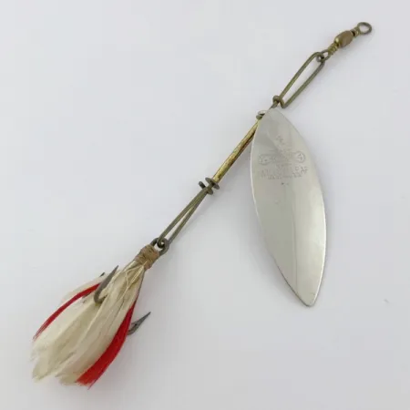 4 Bros 4 Brothers Willow Leaf, 14g, nickel/röd, spinnare #23937