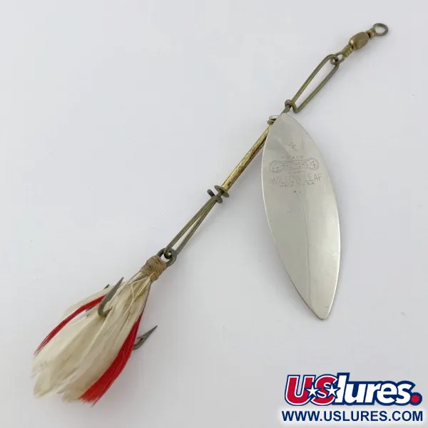 4 Bros 4 Brothers Willow Leaf, 14g, nickel/röd, spinnare #23937