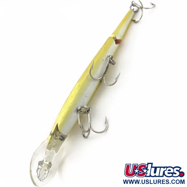 Rebel Fastrac F12 Jointed, 12,5g, Guld/Orange, Ledad vobbler #23952