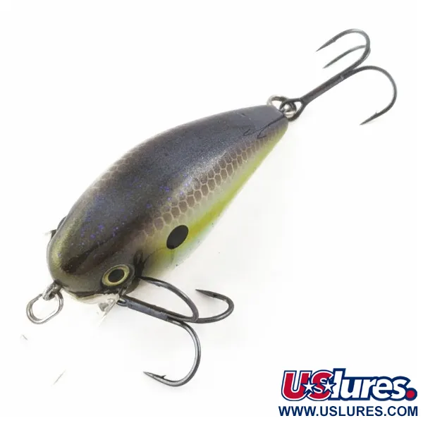 Strike King KVD 1.5 Silent, 12g Olive Sexy Shad, Squarebill crankbait #23995