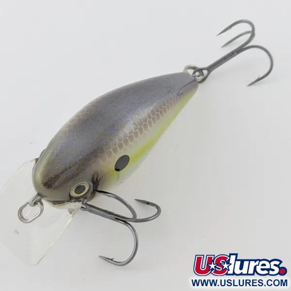 Strike King KVD 1.5 Silent, 12g Olive Sexy Shad, Squarebill crankbait #23995