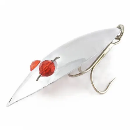 Herter's Glass Eye Spoon, 60g, Nickel/Röda ögon, Skeddrag #24036