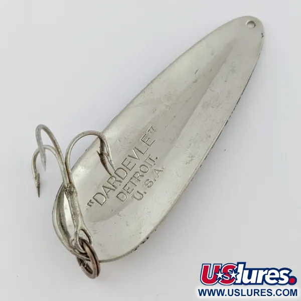 Eppinger Dardevle Detroit (1930s), 28g Black Devle, Skeddrag #24040