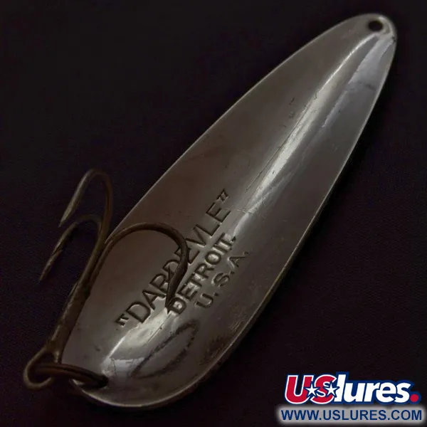 Eppinger Dardevle Detroit (1930s), 28g Black Devle, Skeddrag #24040