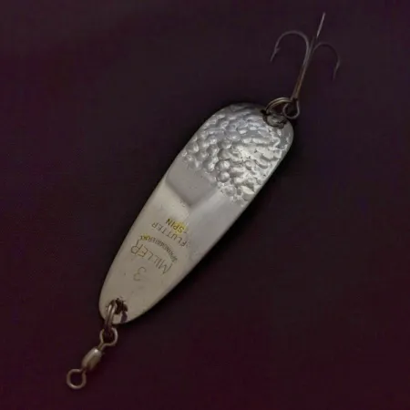 Miller Flutter Spin 3 Skeddrag, Silver, 1/2oz, Hamrad, #24041