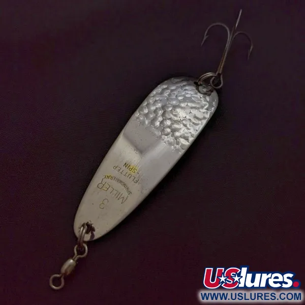 Miller Flutter Spin 3, Silver, 14g, Skeddrag #24041
