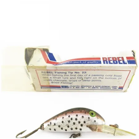 Rebel Super R, 14g Öring, Flytande Crankbait #24085