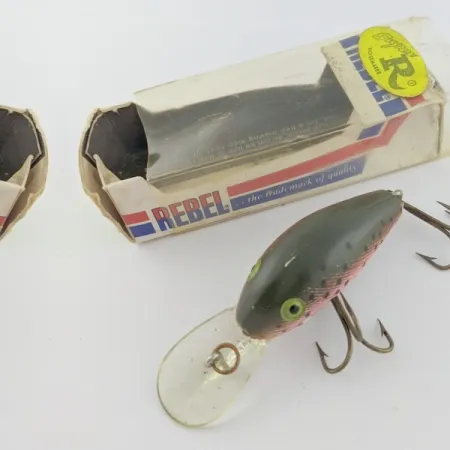 Rebel Super R, 14g Öring, Flytande Crankbait #24085