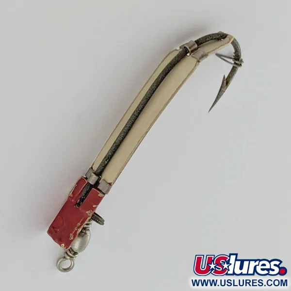 South Bend Trix-Oreno, vit/röd, 2g, flugvickel #24087