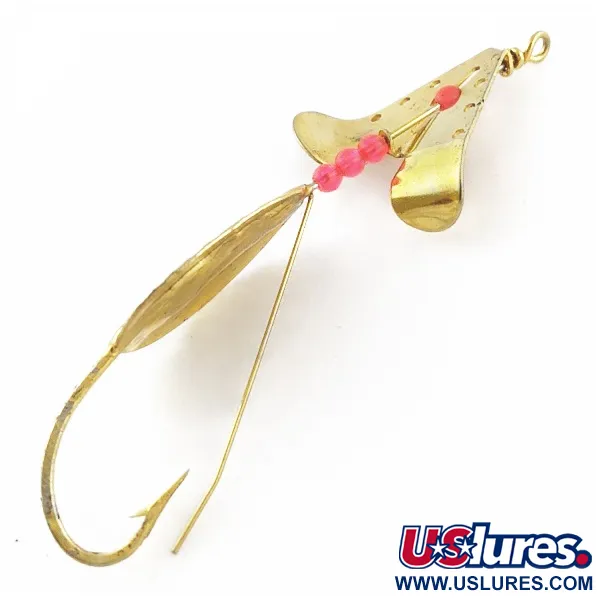 Lindy Skitter-Buzz Weedless, 7g röd/guld, vasskyddat ytbete #24094