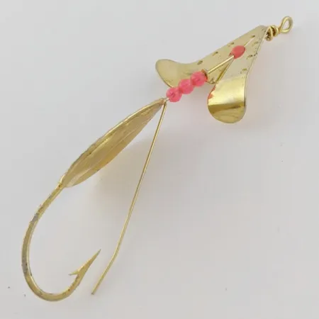 Lindy Skitter-Buzz Weedless, 7g röd/guld, vasskyddat ytbete #24094