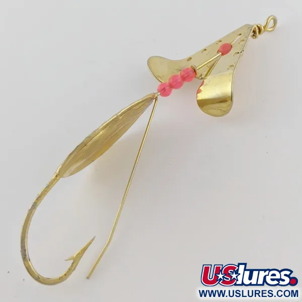 Lindy Skitter-Buzz Weedless, 7g röd/guld, vasskyddat ytbete #24094