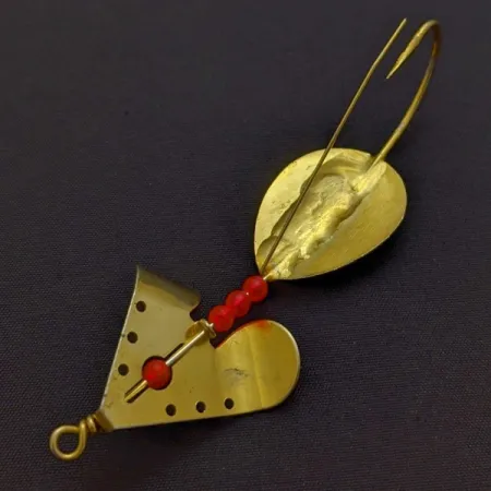 Lindy Skitter-Buzz Weedless, 7g röd/guld, vasskyddat ytbete #24094