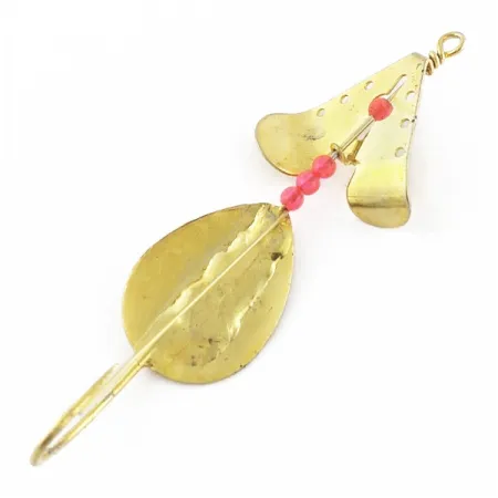 Lindy Skitter-Buzz Weedless, 7g röd/guld, vasskyddat ytbete #24094