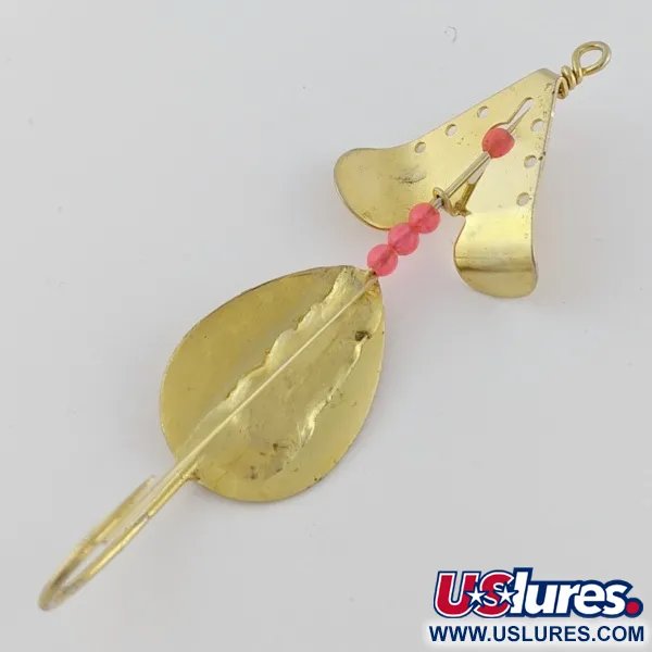 Lindy Skitter-Buzz Weedless, 7g röd/guld, vasskyddat ytbete #24094