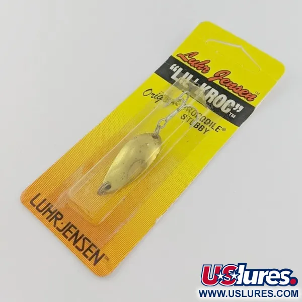 Luhr Jensen Lil' Kroc (Krocodile Stubby), Guld, 4,5g, Skeddrag #24100