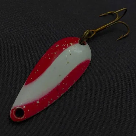 Dura-Pak Dura Pack Spoon, Nickel/Röd/Vit, 5,5g, Skeddrag #24110