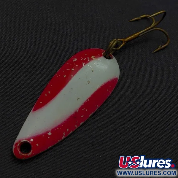 Dura-Pak Dura Pack Spoon, Nickel/Röd/Vit, 5,5g, Skeddrag #24110