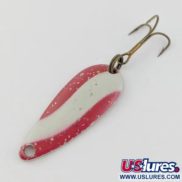 Dura-Pak Dura Pack Spoon, Nickel/Röd/Vit, 5,5g, Skeddrag #24110