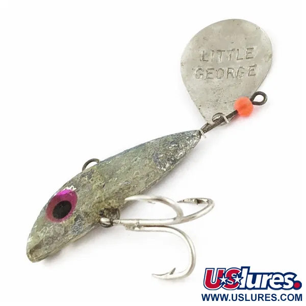 Mann's Bait Little George, 21g nickel, Tail Spinner #24117