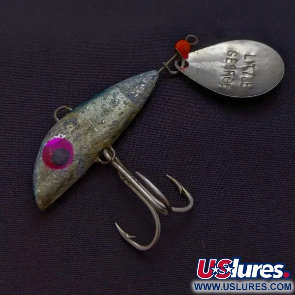 Mann's Bait Little George, 21g nickel, Tail Spinner #24117