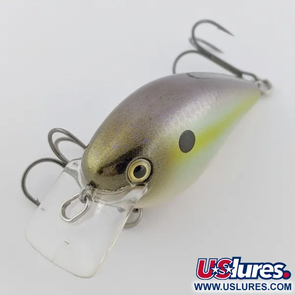 Strike King KVD 1.5 Silent Square Bill, Olive Sexy Shad, 12g, Crankbait #24145