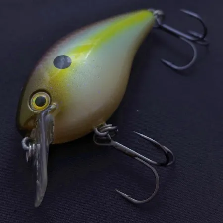 Strike King KVD 1.5 Silent Square Bill, Olive Sexy Shad, 12g, Crankbait #24145