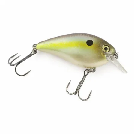 Strike King KVD 1.5 Silent Square Bill, Olive Sexy Shad, 12g, Crankbait #24145