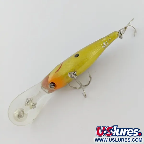 Rebel Double Deep Shad, 5g, brun/gul, djupgående wobbler #24155